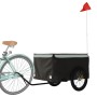 Remolque para bicicleta hierro negro y gris 45 kg de , Remolques para bicicletas - Ref: Foro24-94091, Precio: 90,04 €, Descue...