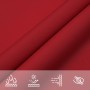 Toldo de vela rectangular tela Oxford rojo 4x7 m | Foro24.es | Tu tienda online para hogar, jardín y más Foro24.es