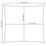 Toldo de vela rectangular tela Oxford naranja 2,5x3 m | Foro24.es | Tu tienda online para hogar, jardín y más Foro24.es
