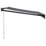Toldo retráctil aluminio y tela gris antracita 3,5x2,5 m de , Toldos - Ref: Foro24-3154462, Precio: 200,03 €, Descuento: %