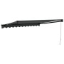 Toldo retráctil aluminio y tela gris antracita 3,5x2,5 m de , Toldos - Ref: Foro24-3154462, Precio: 200,03 €, Descuento: %
