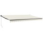 Toldo retráctil aluminio y tela color crema 5x3 m de , Toldos - Ref: Foro24-3154455, Precio: 381,05 €, Descuento: -5%%