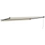 Toldo retráctil aluminio y tela color crema 5x3 m de , Toldos - Ref: Foro24-3154455, Precio: 381,05 €, Descuento: -5%%