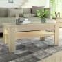 Mesa de centro madera de ingeniería roble 110x65x48 cm de , Mesas de centro - Ref: Foro24-244860, Precio: 159,26 €, Descuento...
