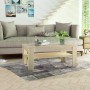 Mesa de centro madera de ingeniería roble 110x65x48 cm de , Mesas de centro - Ref: Foro24-244860, Precio: 159,26 €, Descuento...