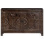 Aparador con diseño tallado madera maciza de mango 110x35x70 cm de , Aparadores - Ref: Foro24-247765, Precio: 399,36 €, Descu...