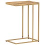Mesa auxiliar de madera maciza de mango 35x45x65 cm | Foro24.es | Tu tienda online para hogar, jardín y más Foro24.es