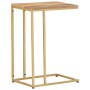 Mesa auxiliar de madera maciza de mango 35x45x65 cm | Foro24.es | Tu tienda online para hogar, jardín y más Foro24.es