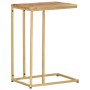 Mesa auxiliar de madera maciza de mango 35x45x65 cm | Foro24.es | Tu tienda online para hogar, jardín y más Foro24.es