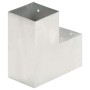 Conectores de postes en L 4 uds metal galvanizado 101x101 mm de , Postes de cerca - Ref: Foro24-145478, Precio: 67,49 €, Desc...