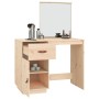 Mesa tocador de madera maciza de pino 95x50x134 cm de , Tocadores para dormitorios - Ref: Foro24-820087, Precio: 118,43 €, De...