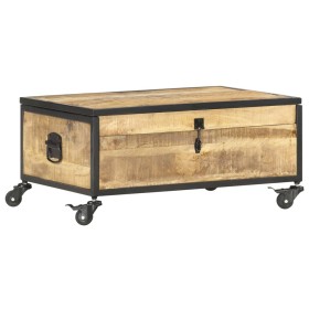 Mesa de centro de madera maciza de mango 70x50x33 cm de , Mesas de centro - Ref: Foro24-286378, Precio: 219,89 €, Descuento: ...