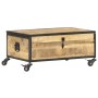 Mesa de centro de madera maciza de mango 70x50x33 cm de , Mesas de centro - Ref: Foro24-286378, Precio: 219,89 €, Descuento: ...