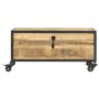 Mesa de centro de madera maciza de mango 70x50x33 cm de , Mesas de centro - Ref: Foro24-286378, Precio: 219,89 €, Descuento: ...