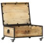 Mesa de centro de madera maciza de mango 70x50x33 cm de , Mesas de centro - Ref: Foro24-286378, Precio: 219,89 €, Descuento: ...