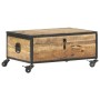 Mesa de centro de madera maciza de mango 70x50x33 cm de , Mesas de centro - Ref: Foro24-286378, Precio: 219,89 €, Descuento: ...