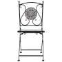 Set mesa y sillas bistró mosaico 3 pzas baldosa cerámica gris de , Conjuntos de jardín - Ref: Foro24-279690, Precio: 267,42 €...