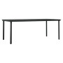 Juego de comedor de jardín 9 piezas negro de , Conjuntos de jardín - Ref: Foro24-3099142, Precio: 608,82 €, Descuento: %