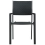 Juego de comedor para jardín 7 piezas negro de , Conjuntos de jardín - Ref: Foro24-3099267, Precio: 530,89 €, Descuento: %