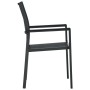 Juego de comedor para jardín 7 piezas negro de , Conjuntos de jardín - Ref: Foro24-3099267, Precio: 530,89 €, Descuento: %