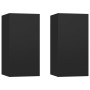 Set de muebles para TV 4 piezas madera contrachapada negro de , Muebles TV - Ref: Foro24-3114311, Precio: 144,39 €, Descuento...