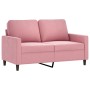 Juego de sofás con cojines 2 piezas terciopelo rosa de , Sofás - Ref: Foro24-3201519, Precio: 536,78 €, Descuento: %