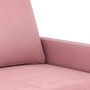Juego de sofás con cojines 2 piezas terciopelo rosa de , Sofás - Ref: Foro24-3201519, Precio: 536,78 €, Descuento: %