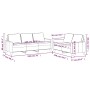 Juego de sofás con cojines 2 piezas terciopelo rosa de , Sofás - Ref: Foro24-3201519, Precio: 536,78 €, Descuento: %
