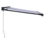 Toldo retráctil aluminio y tela azul y blanco 3x2,5 m de , Toldos - Ref: Foro24-3154546, Precio: 435,41 €, Descuento: -5%%