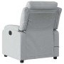 Sillón reclinable de masaje de tela gris claro de , Sillones - Ref: Foro24-373474, Precio: 219,64 €, Descuento: %