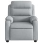 Sillón reclinable de masaje de tela gris claro de , Sillones - Ref: Foro24-373474, Precio: 219,64 €, Descuento: %