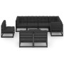 Juego de muebles de jardín 9 pzas y cojines madera maciza pino de vidaXL, Conjuntos de jardín - Ref: Foro24-3076683, Precio: ...