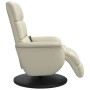 Sillón reclinable masaje con reposapiés cuero sintético crema | Foro24.es | Tu tienda online para hogar, jardín y más Foro24.es