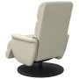 Sillón reclinable masaje con reposapiés cuero sintético crema | Foro24.es | Tu tienda online para hogar, jardín y más Foro24.es