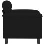 Sillón de tela de microfibra negro 60 cm de , Sofás - Ref: Foro24-359552, Precio: 178,60 €, Descuento: -5%%