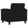 Sillón de tela de microfibra negro 60 cm de , Sofás - Ref: Foro24-359552, Precio: 178,60 €, Descuento: -5%%