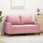 Sofá de 2 plazas terciopelo rosa 120 cm de , Sofás - Ref: Foro24-359192, Precio: 237,49 €, Descuento: %