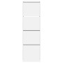 Mueble zapatero con 4 cajones abatibles blanco 60x42x204 cm de , Zapateros y organizadores de calzado - Ref: Foro24-3214392, ...