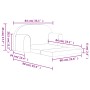 Sofá cama para niños de 2 plazas felpa suave rosa de , Mobiliario para bebés y niños pequeños - Ref: Foro24-357027, Precio: 7...