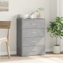 Aparador de madera de ingeniería gris hormigón 60x31x84 cm de , Aparadores - Ref: Foro24-840502, Precio: 91,91 €, Descuento: %
