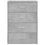Aparador de madera de ingeniería gris hormigón 60x31x84 cm de , Aparadores - Ref: Foro24-840502, Precio: 91,91 €, Descuento: %