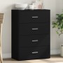 Aparador de madera de ingeniería negro 60x31x84 cm de , Aparadores - Ref: Foro24-840500, Precio: 97,56 €, Descuento: -5%%