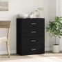 Aparador de madera de ingeniería negro 60x31x84 cm de , Aparadores - Ref: Foro24-840500, Precio: 97,56 €, Descuento: -5%%