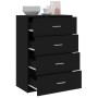 Aparador de madera de ingeniería negro 60x31x84 cm de , Aparadores - Ref: Foro24-840500, Precio: 97,56 €, Descuento: -5%%