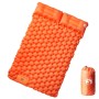 Colchón de camping autoinflable y almohadas 2 personas naranja de , Colchonetas para dormir - Ref: Foro24-4007100, Precio: 69...