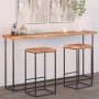 Tablero rectangular madera de acacia borde vivo 180x40x2,5 cm de , Tableros para mesas - Ref: Foro24-370617, Precio: 328,76 €...