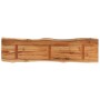 Tablero rectangular madera de acacia borde vivo 180x40x2,5 cm de , Tableros para mesas - Ref: Foro24-370617, Precio: 328,76 €...