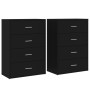 Aparadores 2 unidades madera de ingeniería negro 60x31x84 cm de , Aparadores - Ref: Foro24-3276582, Precio: 190,13 €, Descuen...