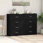 Aparadores 2 unidades madera de ingeniería negro 60x31x84 cm de , Aparadores - Ref: Foro24-3276582, Precio: 190,13 €, Descuen...
