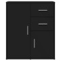 Aparador de madera de ingeniería 2 uds negro 60x31x70 cm de , Aparadores - Ref: Foro24-3276561, Precio: 170,07 €, Descuento: ...